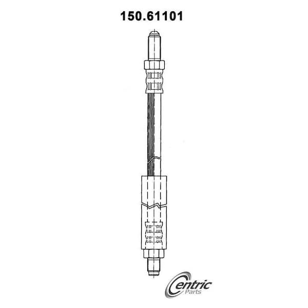Centric Parts Brake Hose, 150.61101 150.61101 - main